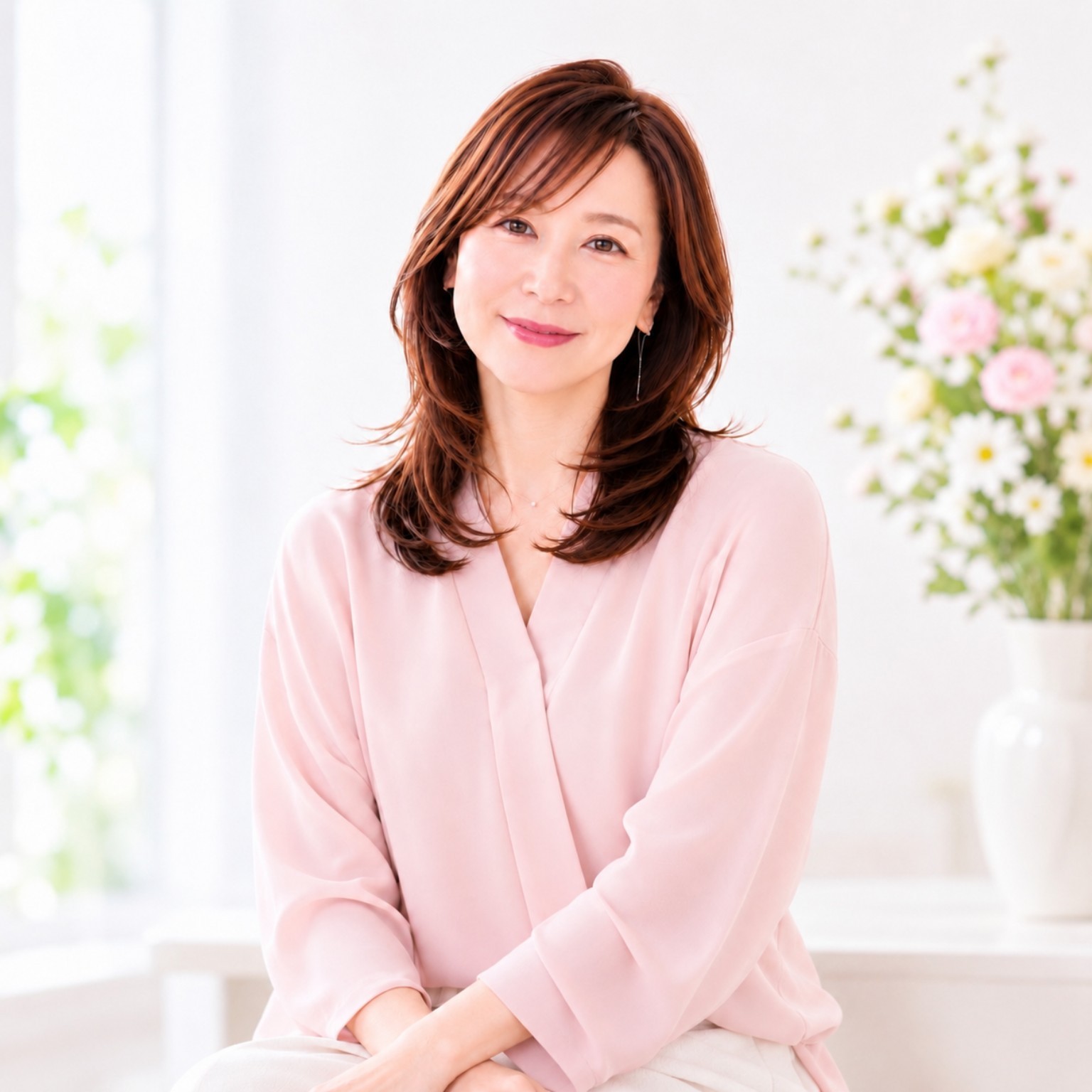 個別相談を担当する紫藤乃やこ
